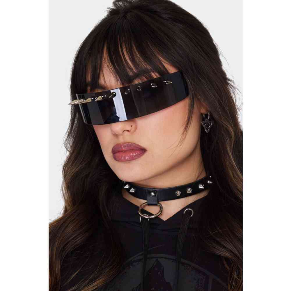 Jawbreaker - Studded Visor Zonnebril - Zwart